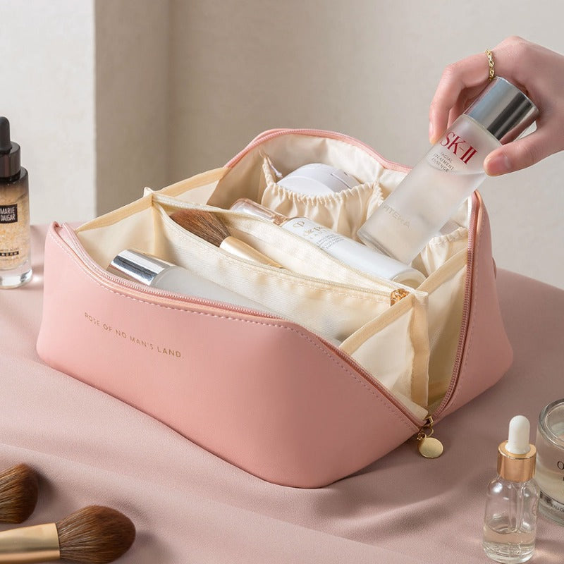 Wholesale PU Leather Cloud Pillow Makeup Bags
